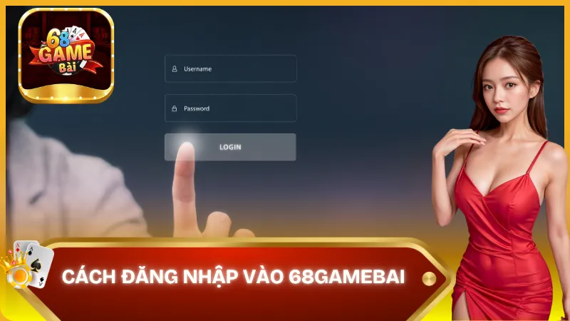 Cách đăng nhập vào 68gamebai
